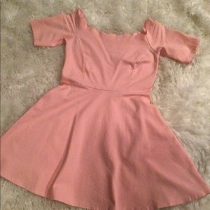 3/$15 peach off shoulder dress